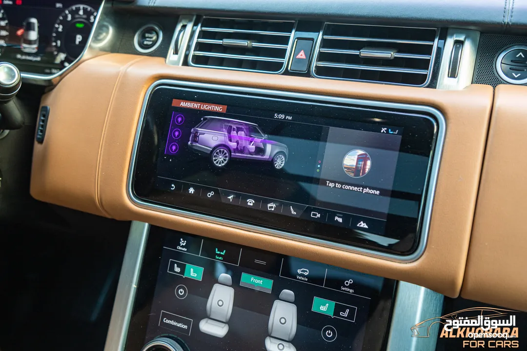 Range Rover Vogue 2019 Autobiography Black package   السيارة وارد الماني و بحالة ممتازة جدا