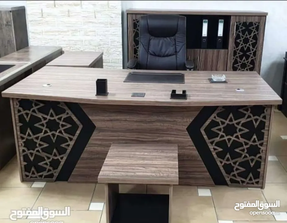 للفخامه عنوان مكتب مدير المميز توفر الآن بأشكال عصرية من خشب لامينت مستورد تفصيل أجود الأنواع
