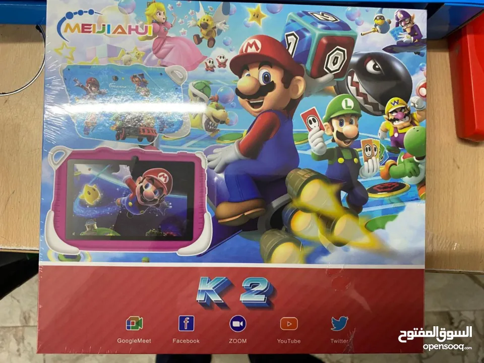 تابلت الأطفال K2 الذكي تعليم وترفيه في جهاز واحد  تابلت مخصص للأطفال بتصميم كرتوني جذاب وسه
