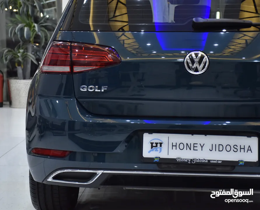 Volkswagen Golf TSi 1.4L ( 2018 Model ) in Blue Color GCC Specs