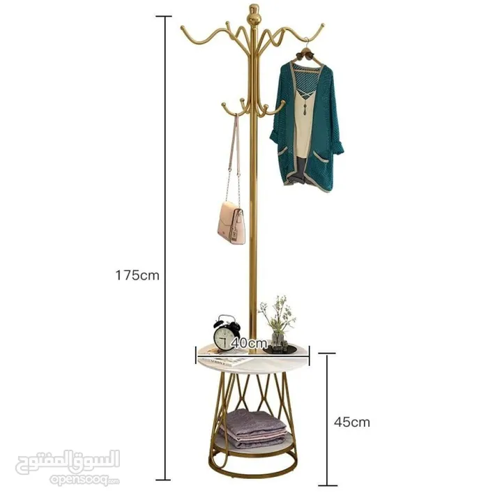 ستاند تعليق مع طاولة جانبية – قطعة فخمة تغيّر شكل غرفتك بالكامل!