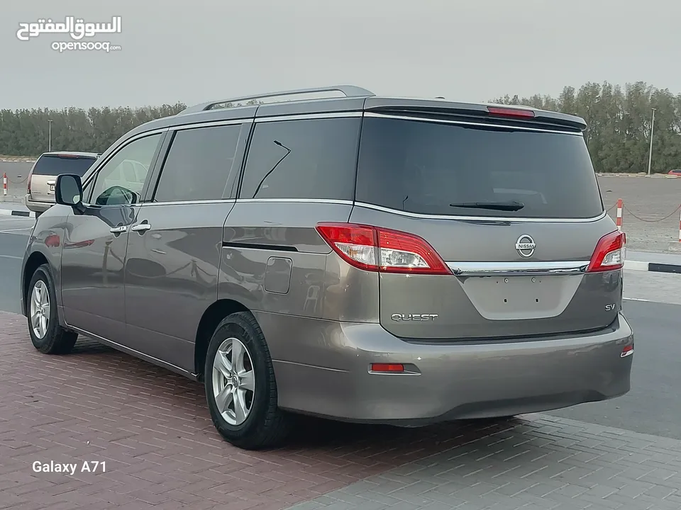 Nissan Quest, 2017 model, imported from America, registered in the country, in excellent condition
