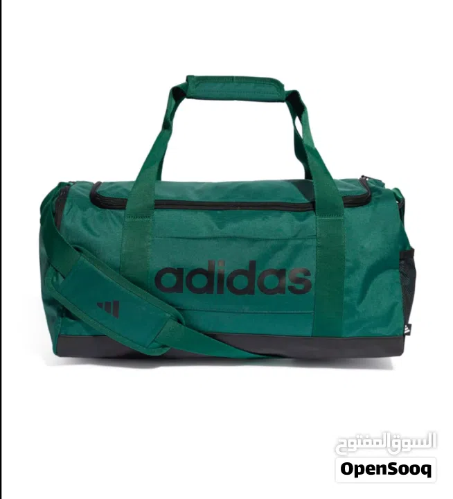 حقيبة دافل لينير بحجم صغير من  اديداس لون اخضر مع قنينة بيرفورمنس لون اسود مجاناً