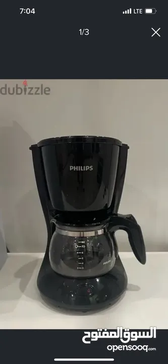 صانعة قهوة ماركة فيليبس  Philips coffee maker