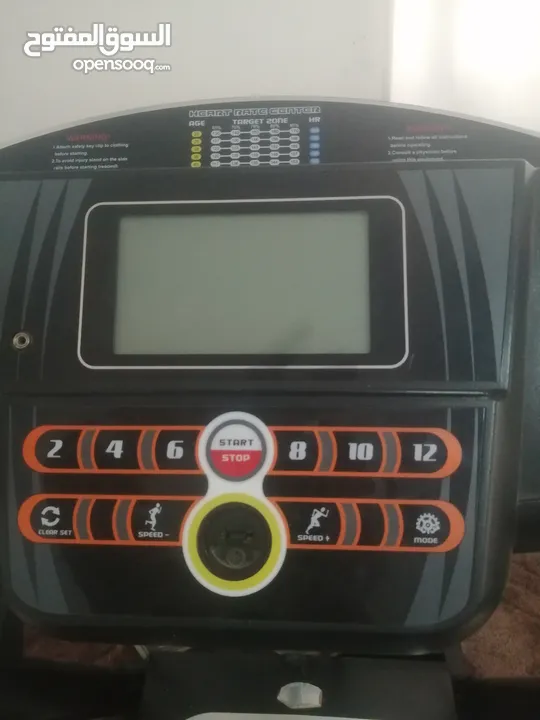 جهاز رياضي ركض مع نظام تفتيت وقياس نبض وسعرات حراريه... لوزن 250 كيلو للبيع