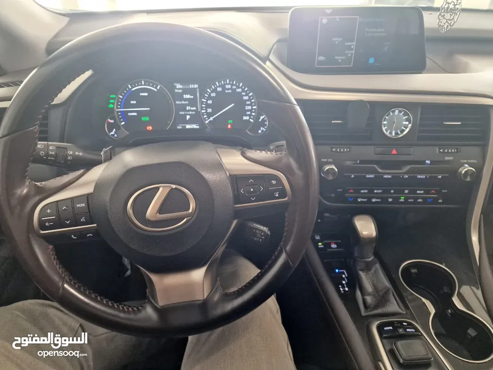 لكزس Lexus RX 450h 2018 وارد وكاله