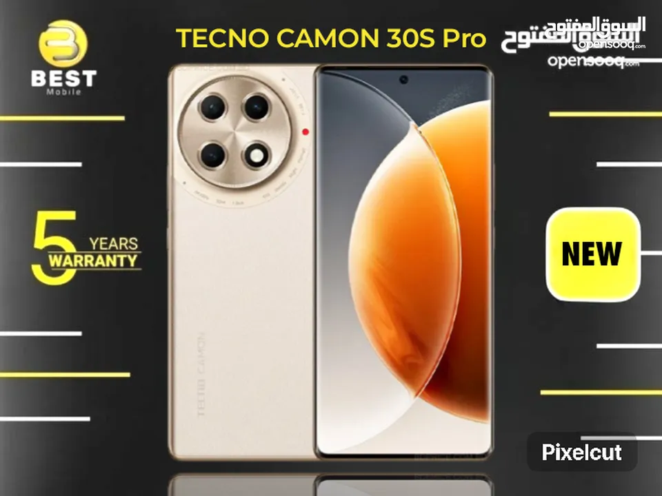 متوفر الان جديد كامون 30 اس برو // tecno camon 30s pro