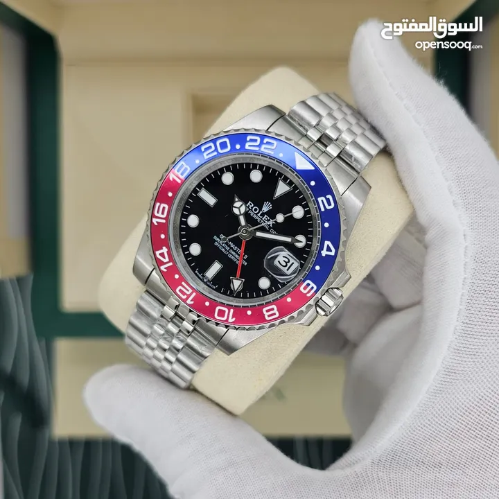 ساعه رجالي ماركة رولكس ماستر كوالتي سمرينا بيبسي ديتونا داي ديت بجوده عاليه جدا متوفر جميع الاصدارات