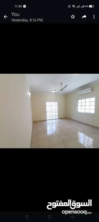 two bedrooms flat for rent in Madinat Qaboos