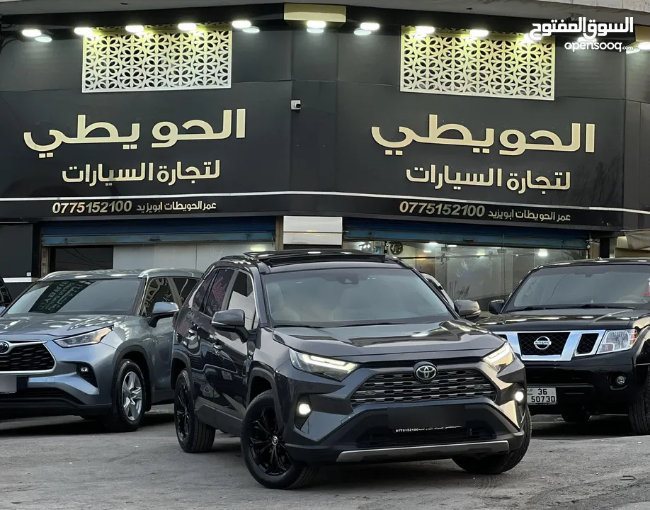 تويوتا راف فور 2024 بانوراما عداد  4 الآف كيلو فقط جمرك جديد ( قابل للبدل )
