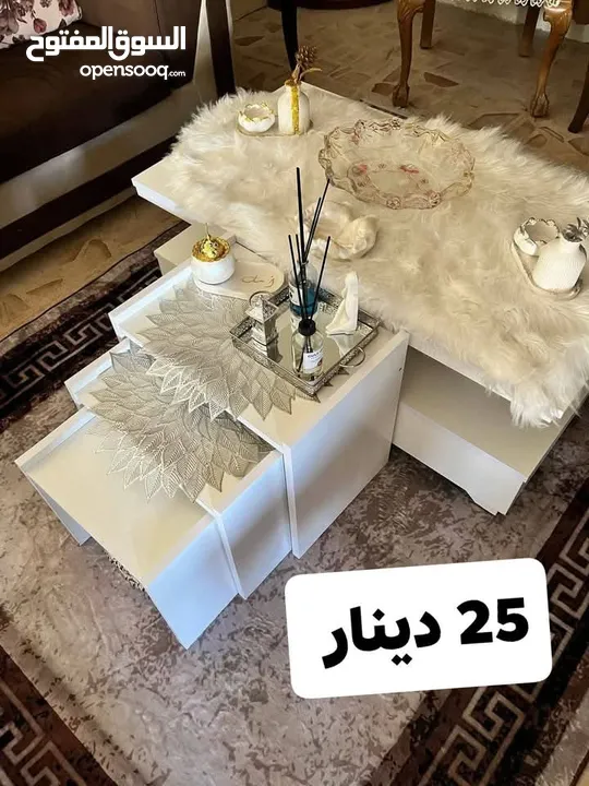 طاولات وسط مع سيرفس