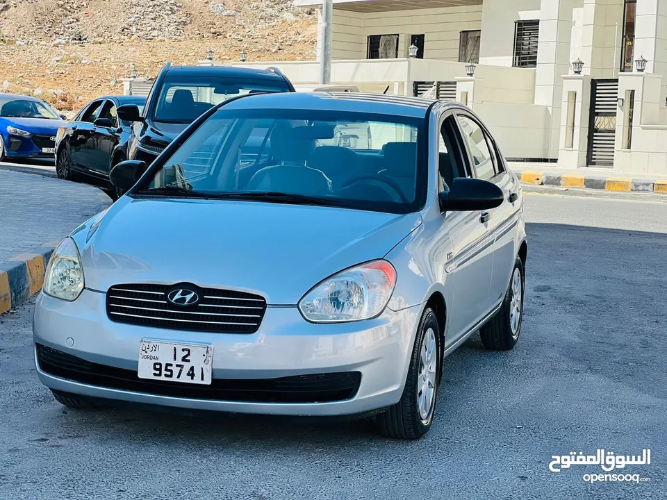 هونداي اكسنت 2008 بحاله ممتازه اوتوماتيك محرك 1600cc