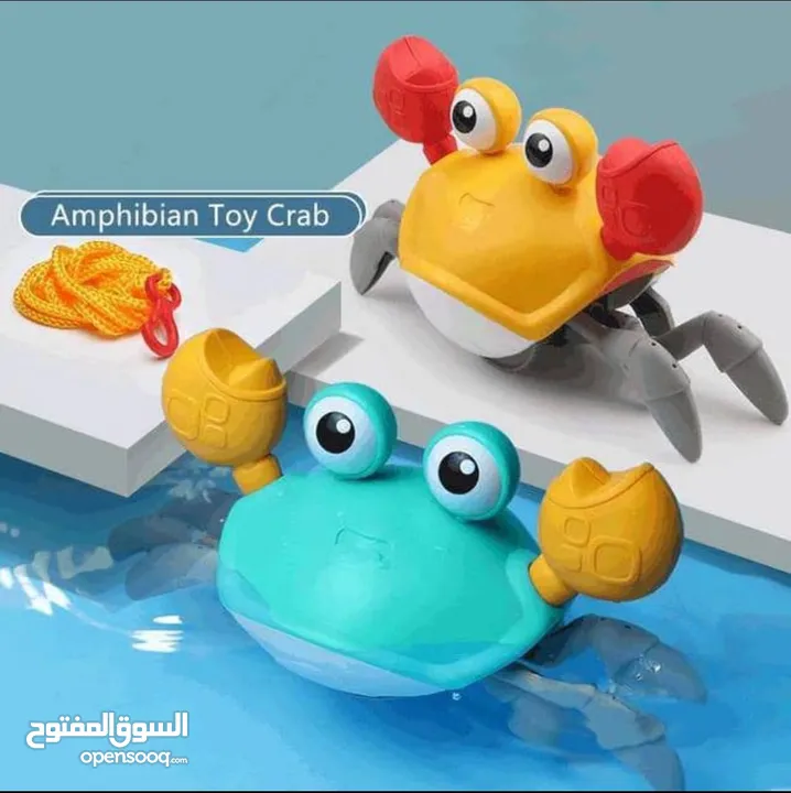 لعبة السلطعون المتحرك للأطفال  خلي طفلك يستمتع بوقت مليان ضحك وحركة مع السلطعون المرح!