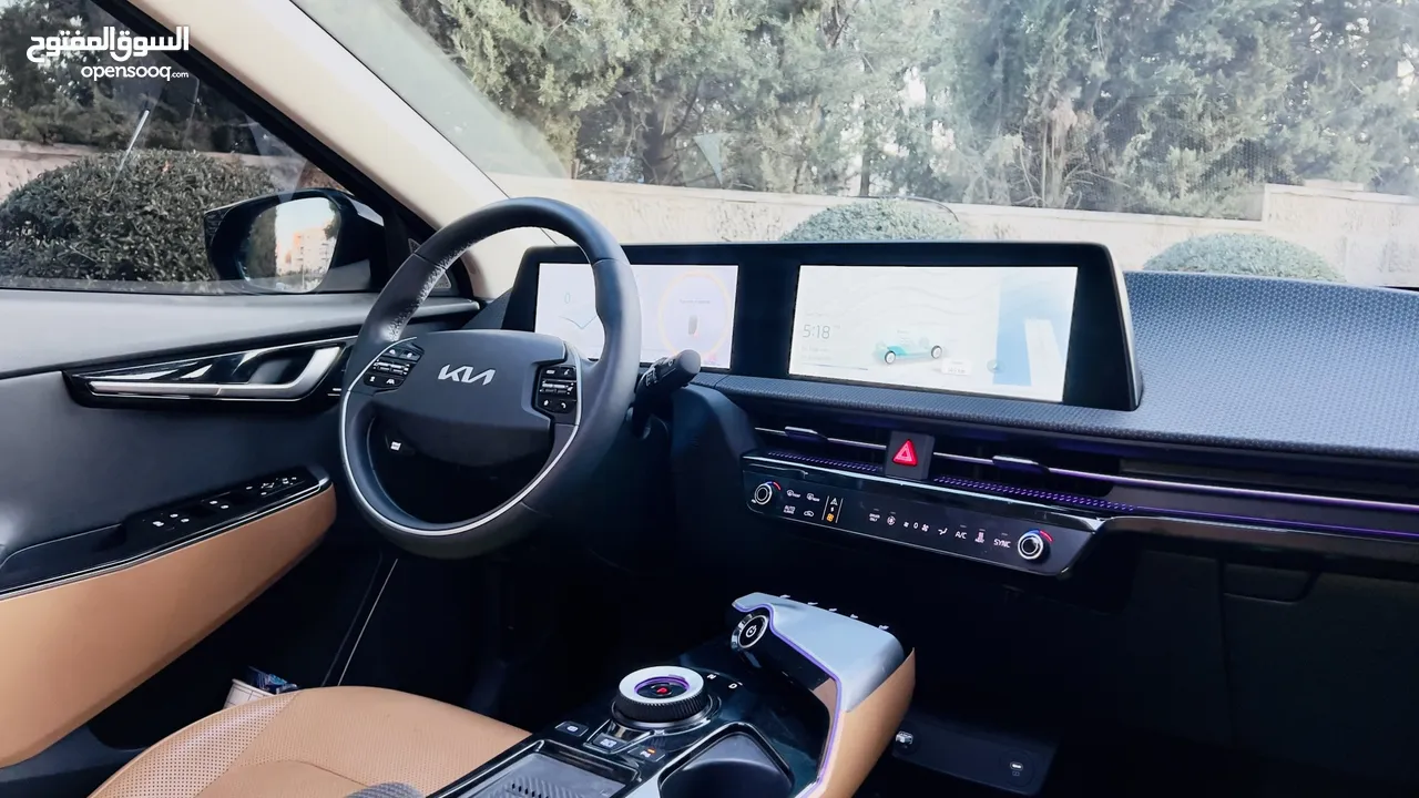 Kia EV6 2022 وارد كوري بحالة الوكالة اعلى صنف
