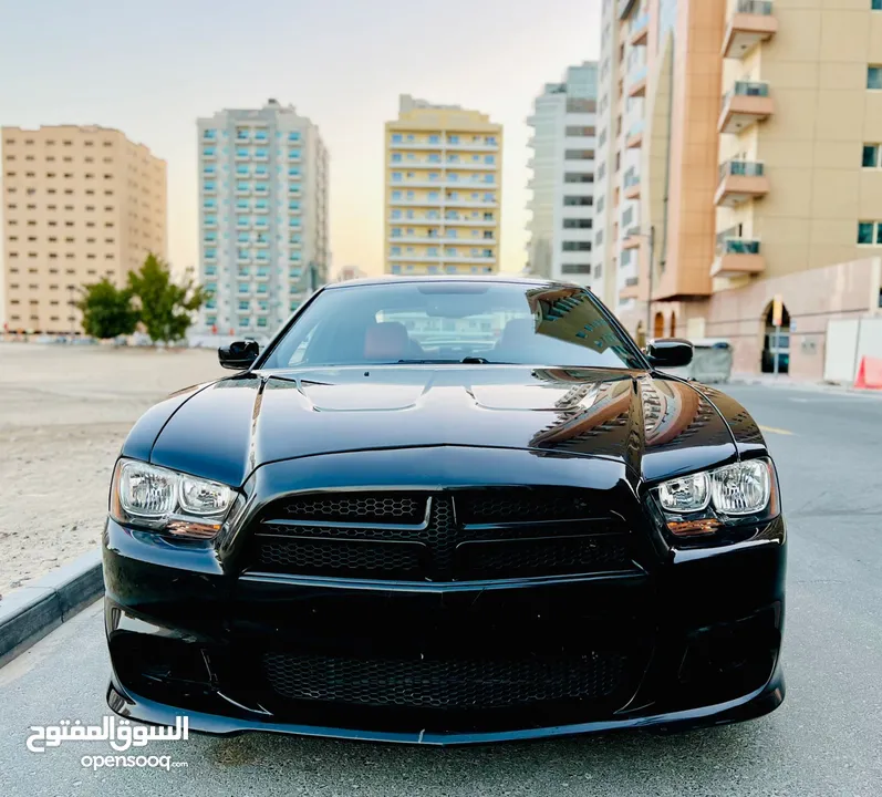 DODGE CHARGER 2013 BLACK SRT8 GCC