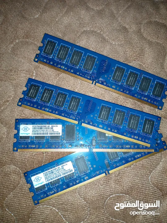 رام RAM DDR2 2G