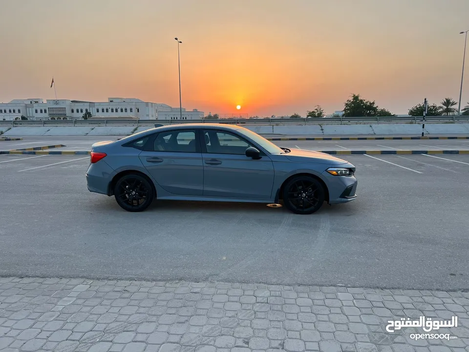 هوندا سيفك سبورت  ماشيه 7000Km  وايرباقات الوكاله