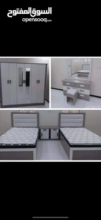 يوجد جميع انواع غرف النوم كلاسيك ومودرن