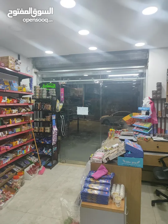 رفوف سوبر ماركت مستعمل 3 اشهر