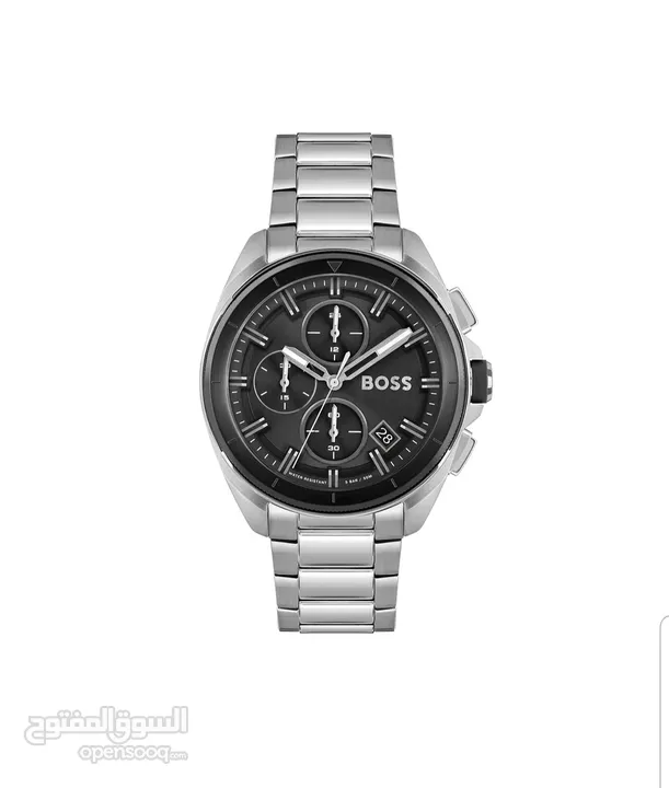 HUGO BOSS Men Volane black dial wrist watch