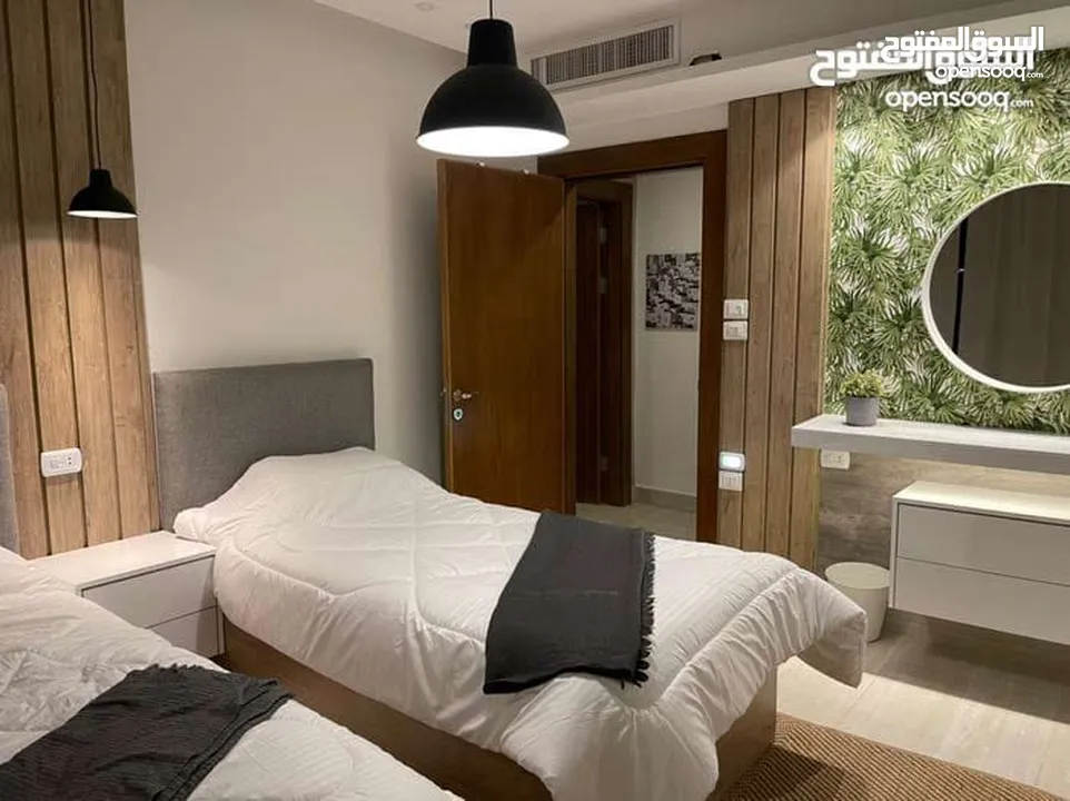 شقة مفروشة بتصميم عصري أرقى مناطق عبدون اعلان رقم (O410)