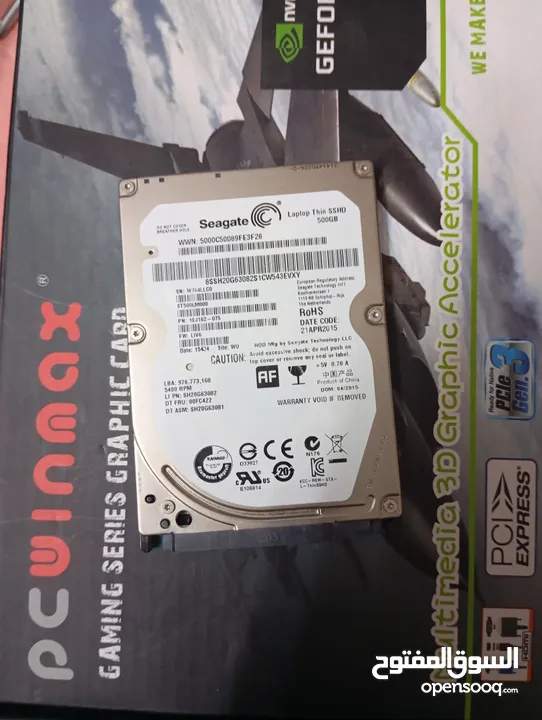 هارد ديسك HDD 500 جيجا و DVD player