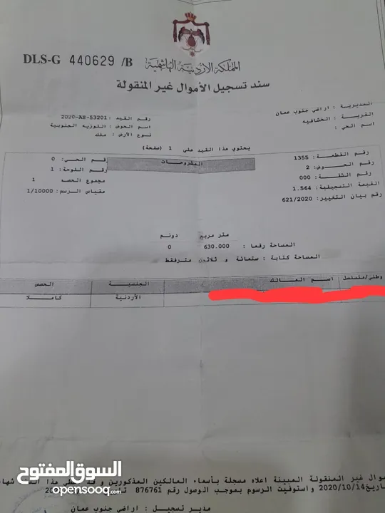 ارض للبيع علي ابو فارس