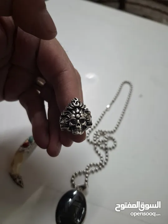خواتم فضه مرصعه باحجار كريمه