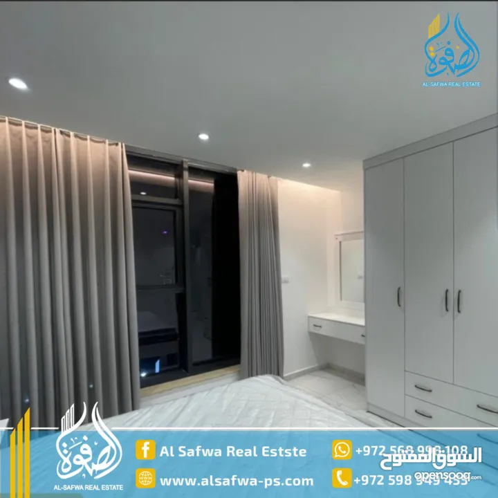 شقه مميزة مفروشه للايجار الماصيون قرب زحيمان