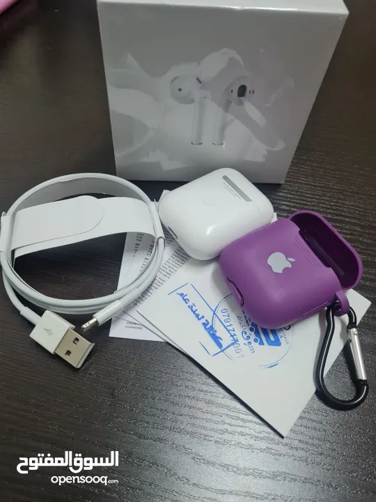 اذا مش اصليه استرجع فلوسك Airpods 2 طبق الأصل مكالمات 100٪ كفاله سنه و كفاله اسبوع تبديل