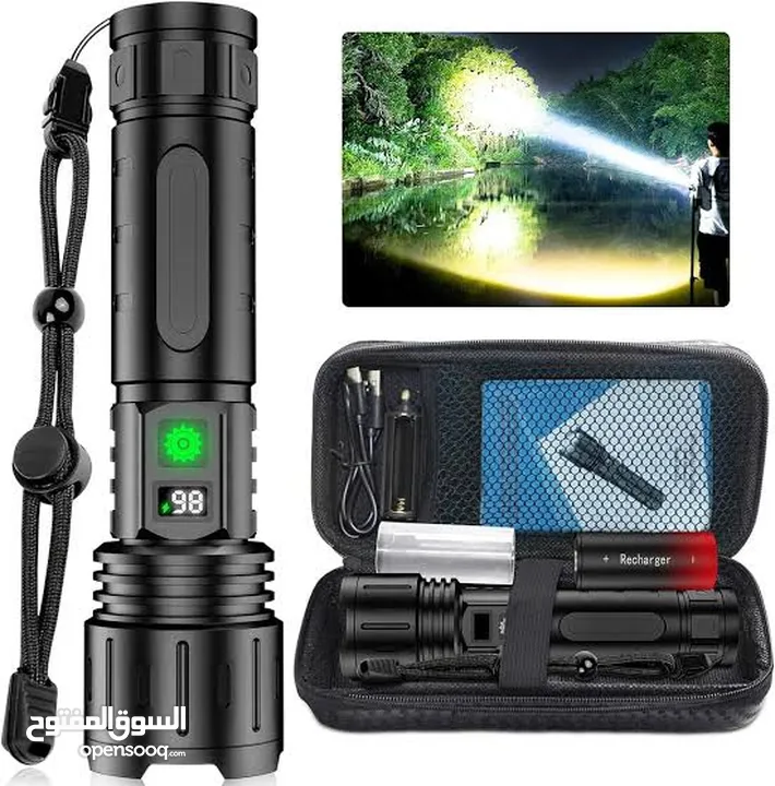 Out door mobile strong flash light