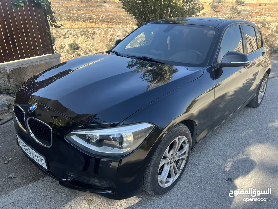 سيارة بي ام دبليو المانية من طراز BMW 116i  موديل 2016 وترخيص 2015 للبيع المستعجل بسبب التجديد