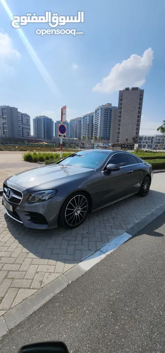 Mercedes E300 2019 coupe مرسيدس كوبي رمادي