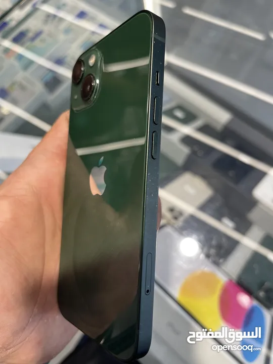 Ip 13 128gb used 85%  ايفون مستخدم بحالة الوكالة لون اخضر مميز بطاريه 85٪؜ اصلي مش مغير ولا مرفوع