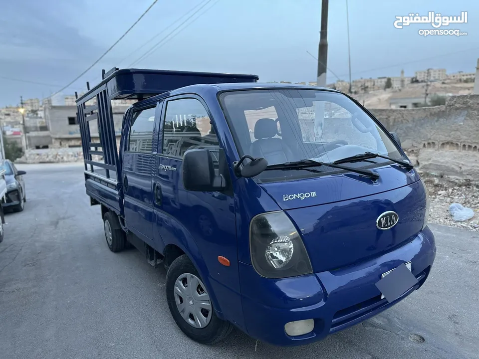 كيا بينجو موديل 2007 دبل كبين