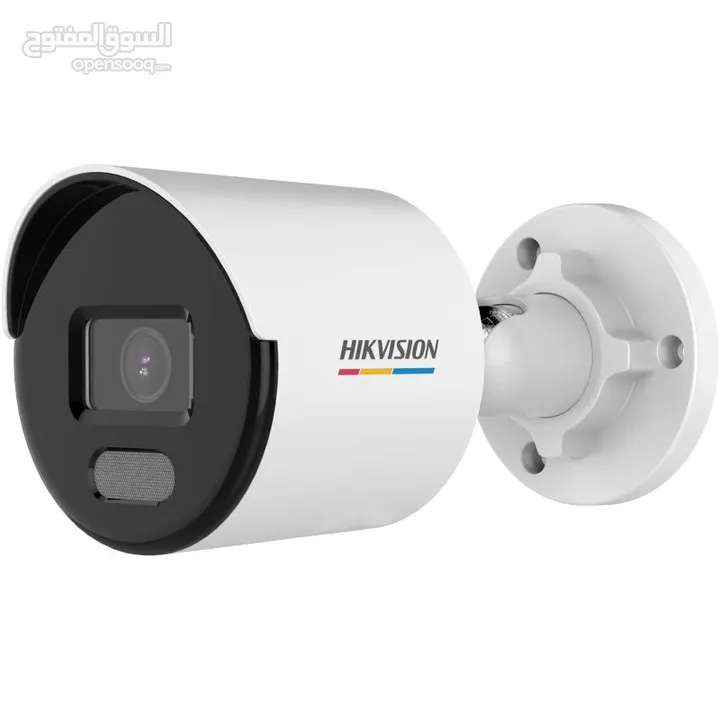 كاميرا مراقبة خارجي اي بي هايكفيجن ملون ليلي نهاري 6ميجابكسل HIKVISION OUTDOOR COLORVU IP CAMERA 6MP