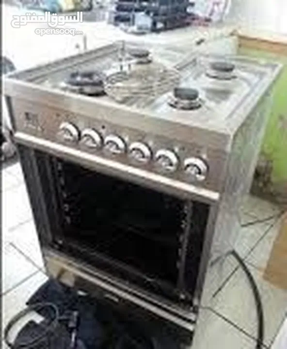 Repairs Gas Cooker Oven all types تصليح طباخة افرن