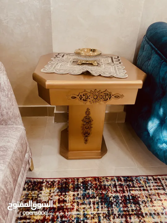 ‏طقم كنب صالة الضيوف جديد بحالة ممتازة