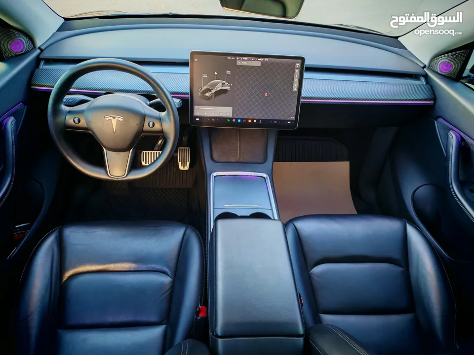 Tesla model Y 2021 standard  فحص كامل ممشى 60الف كم