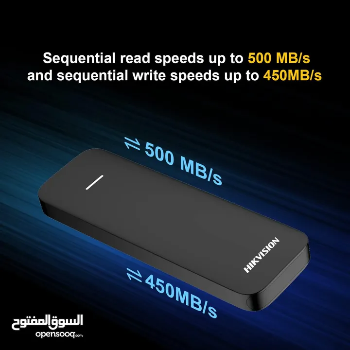 هارديسك خارجي سرعة عالية من هيكسيمي Hiksemi Elite Portable SSD 1TB  USB3.2  Gen2X2 Type-C