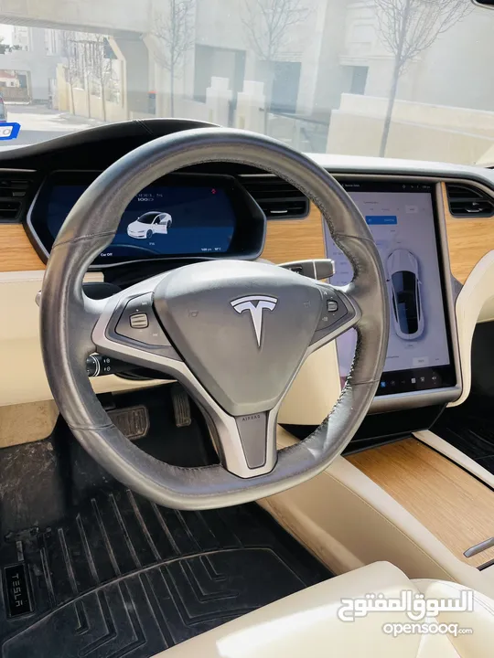 تيسلا موديل S 100D موديل 2018 بانوراما متحركة ، السيارة بحالة الوكالة Tesla Model S100D