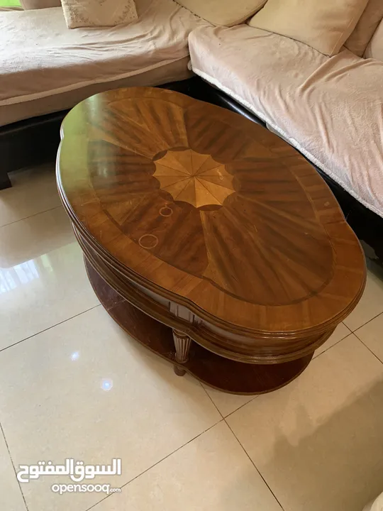 Massive wooden table