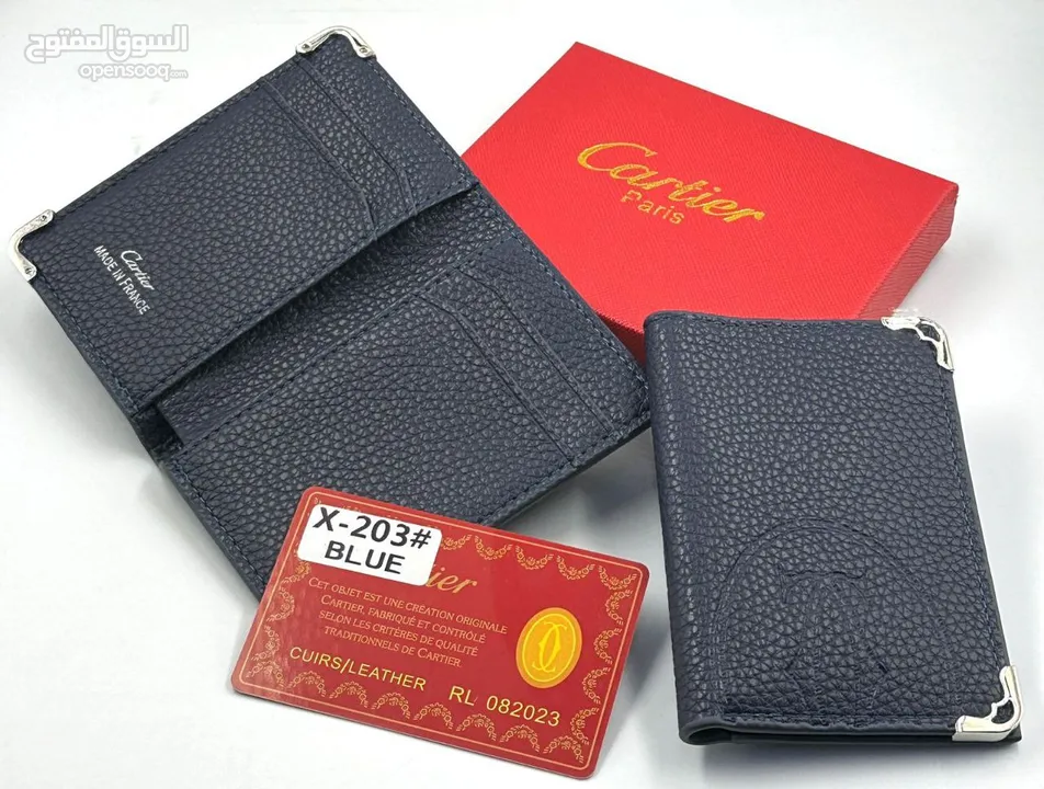 بوك كارتير  cartier wallet رجالي مع البوكس