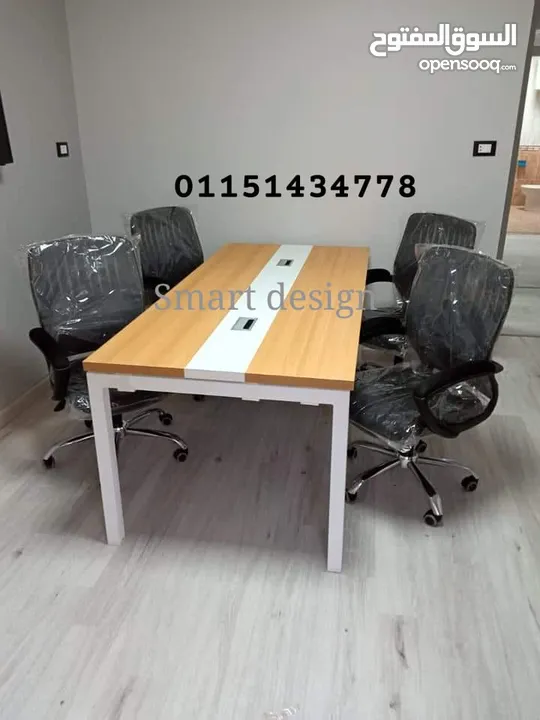 ترابيزة اجتماعات / meeting table / ميتينج رووم / meeting room / اثاث مكتبي