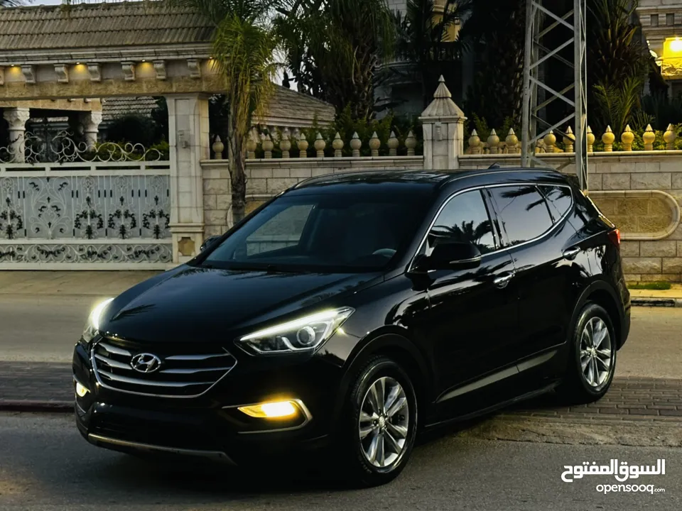 هونداااي سنتافي 2017 فل بدون فتحه مطور 2000 ديزل 2*4 بوية شركه بالكامل سعر حرررق
