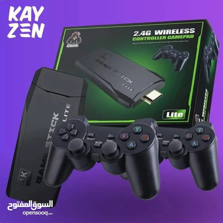 جهاز Game Stick عشرة آلاف لعبة  الجهاز رائع ومناسب للأطفال  ومليء بألعاب ممتعة وجميلة للغاية