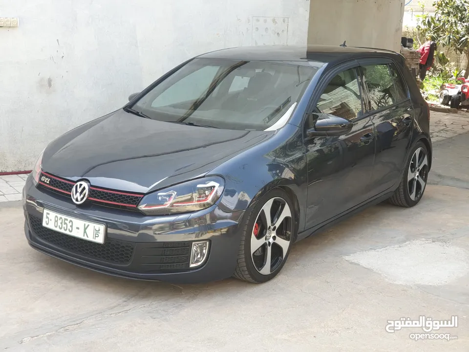 جولف tsi Mk6   1.4 تيربو  جير عادي 6غيار   تعديل gti    تسجيل المركبة ( تسيرالمركبة) 2013