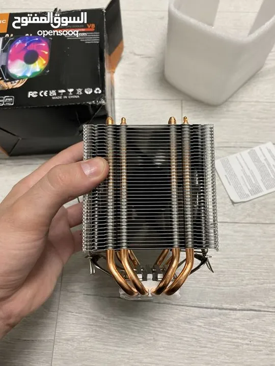 مبرد هوائي TICHRIC مروحتين RGB