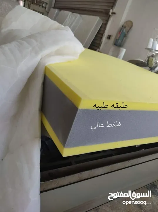 فرشات طبيه زنبركيه واسفنج ب جيمع انواعه