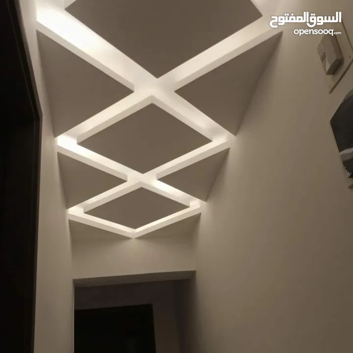 جبسون بورد الاسقف بأنواعه الابيض والأخضر والزهري والحديد بسماكه مختلف ومتنوع من زوايا وترك والاميجا